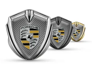 Porsche Badge Auto Custom Stile Minimal Universale